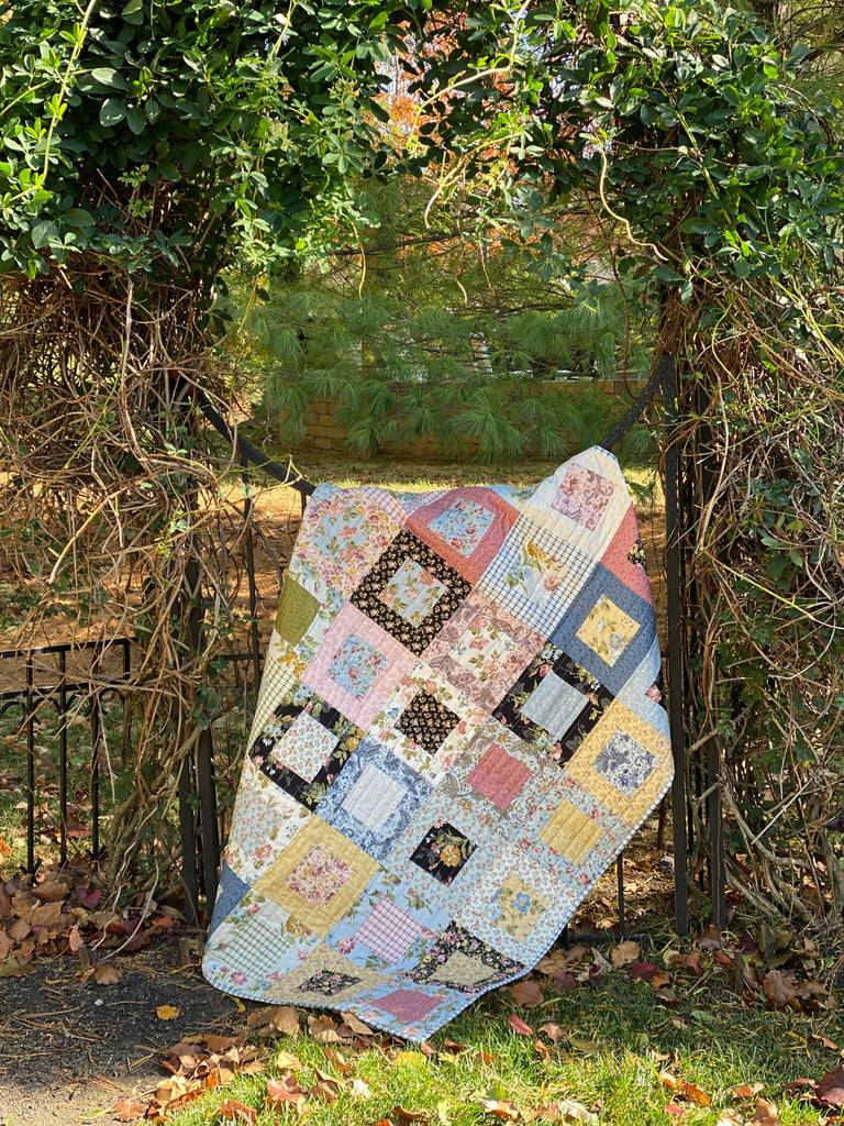 NO CUT - NO TRIM Block-in-a-Block FREE Pattern!