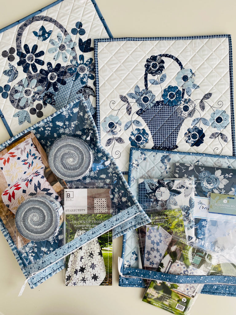 Tranquility Basket Panel Project Bags!