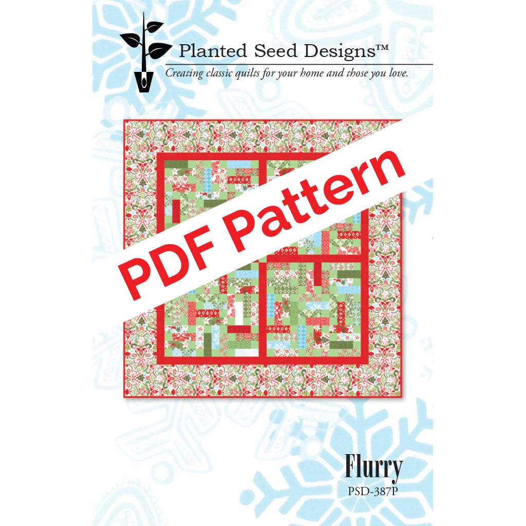 Winter Flurry Quilt Pattern (Instant Download) 