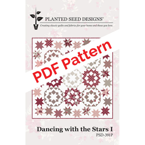 Dancing with the Stars I PDF Quilt Pattern (PSD-391P)
