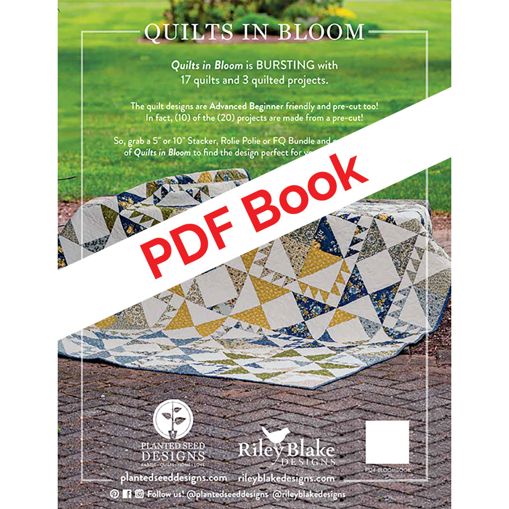 Quilts in Bloom PDF Book Planted Seed Designs