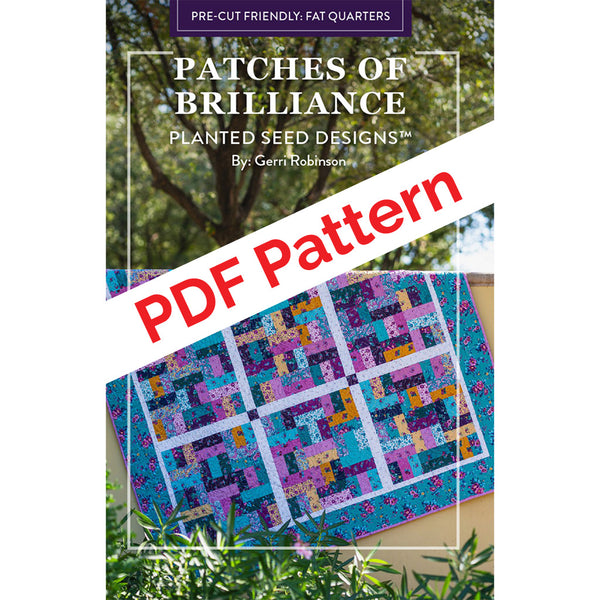 NEW! Patches of Brilliance PDF Quilt Pattern