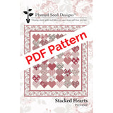 Stacked Hearts PDF Quilt Pattern