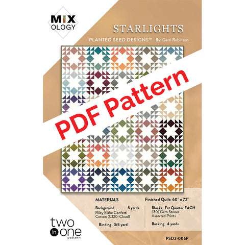 Criss Cross Stars and Starlights PDF Quilt Patterns