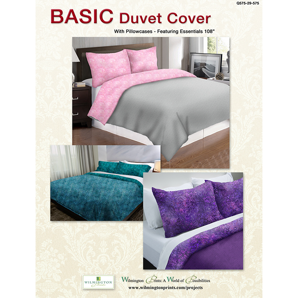 BASIC Duvet Cover with Pillowcases Free PDF Pattern Planted Seed Designs