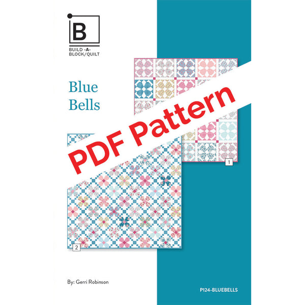 NEW! Blue Bells PDF Quilt Pattern