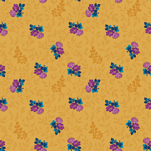 COMING SOON!  NEW!  Brilliance Floral Cluster Vine Gold (C14221-Gold)