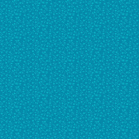 COMING SOON! NEW! Floret Turquois Print (C675-Turquois)