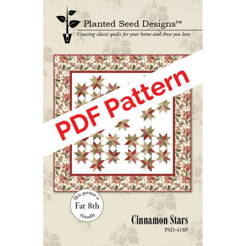 Cinnamon Stars PDF Quilt Pattern