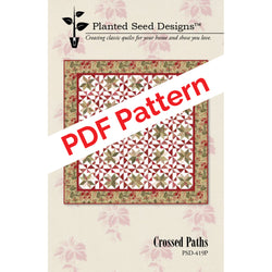 Crossed Paths PDF Quilt Pattern