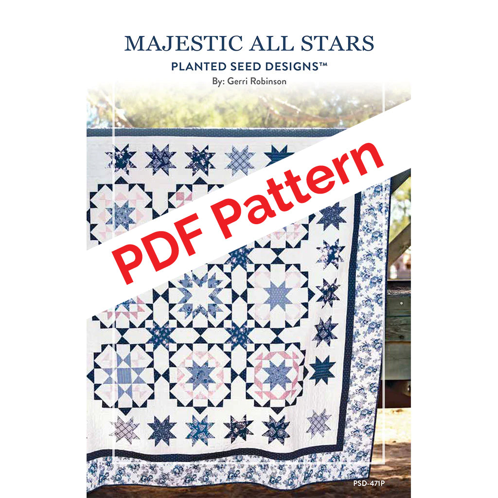 Majestic All Stars PDF Quilt Pattern – Planted Seed Designs