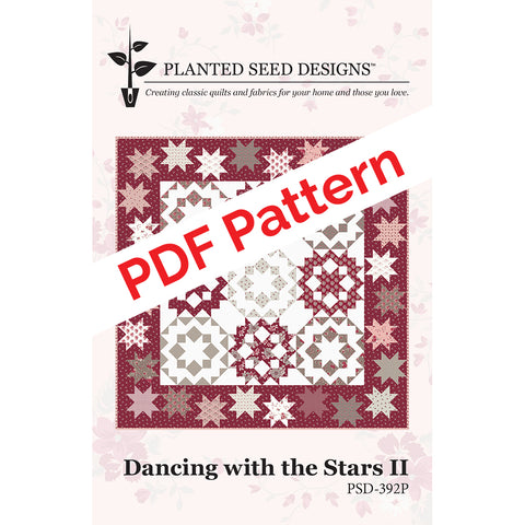 NEW! Dancing with the Stars II PDF Quilt Pattern (PSD-392P)
