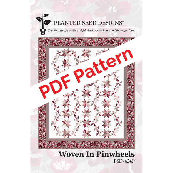 Woven in Pinwheels PDF Quilt Pattern (PSD424P)
