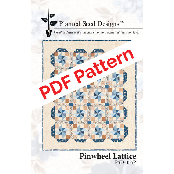 Pinwheel Lattice PDF Quilt Pattern