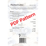 Pinwheel Lattice PDF Quilt Pattern