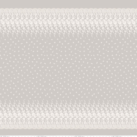 Taupe Serenity Border Print (C8817 Taupe)