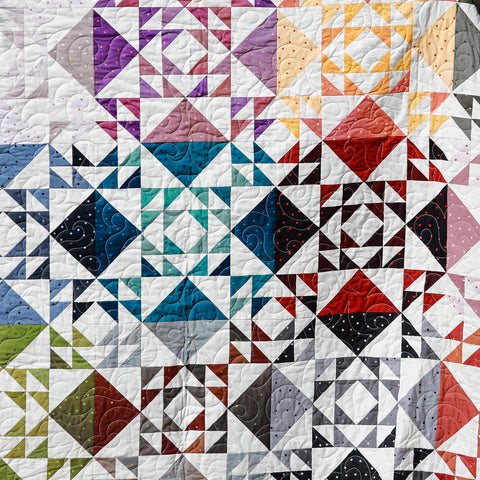 Criss-Cross Color – OccasionalPiece–Quilt!