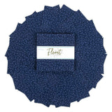 NEW!  Floret ALL NAVY 5" Stacker (42 pieces)