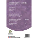 Kaleidoscope Stars Quilt Pattern (PSD-411P)
