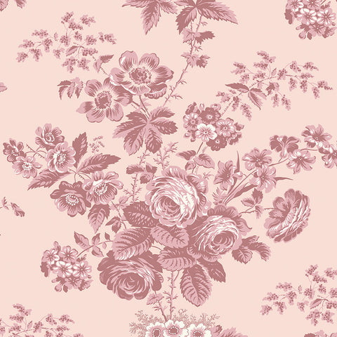 Blush Exquisite Floral Wide Back (WB10709 Blush)