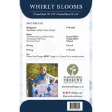 Whirly Blooms Quilt Pattern (PSD-465P)
